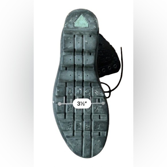 John Fluevog Womens Free Your Sole Lace Up Pebbled Leather Combat Boots. Size 9 - Picture 9 of 9